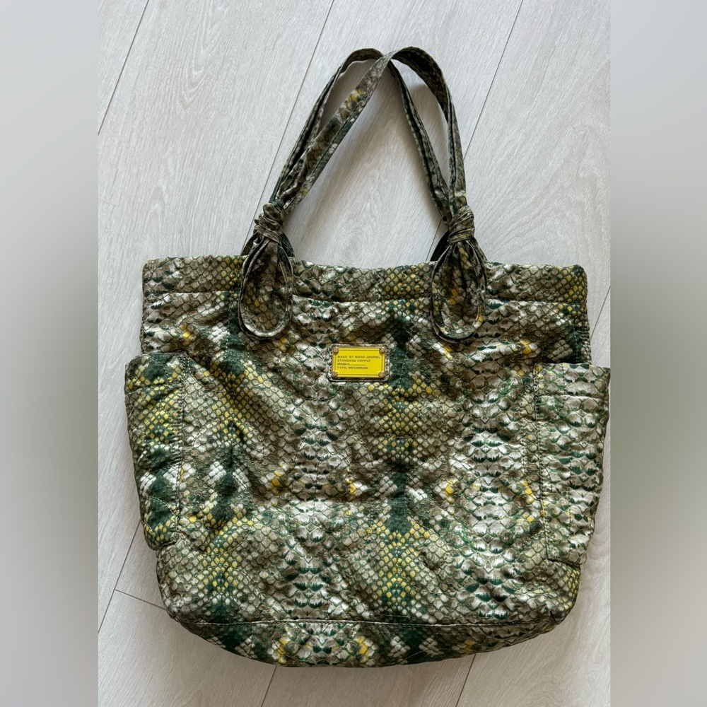 Marc Jacobs Workwear Snakeskin Tote